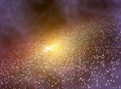 深空背景與星系