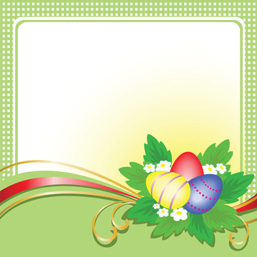 綠卡上的復(fù)活節(jié)彩蛋