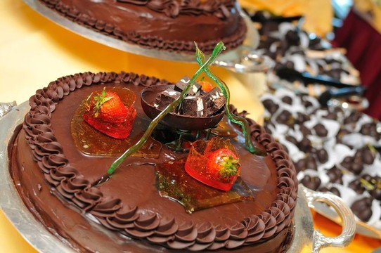 黑巧克力甜点