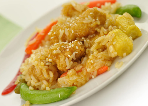 芝麻陳皮雞