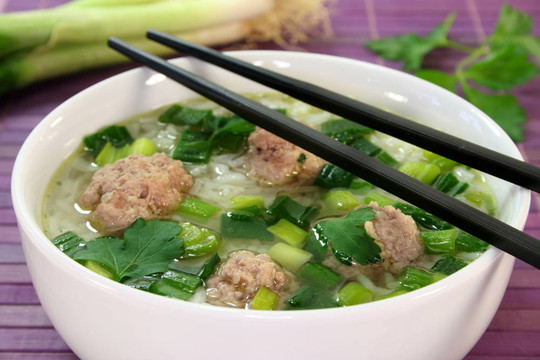 Rice丸子湯