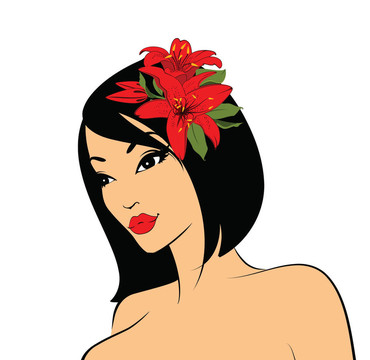 性感美女剪影