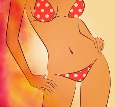 性感美女剪影