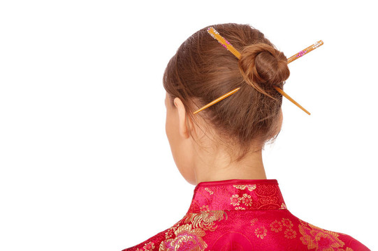 美麗女孩的畫像