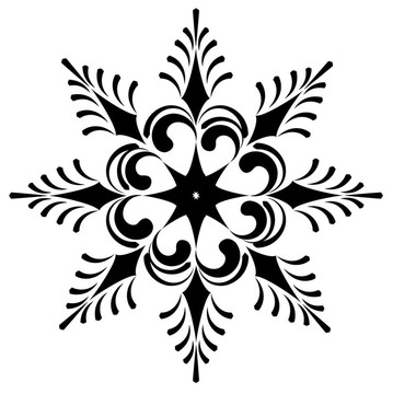 裝飾的雪花