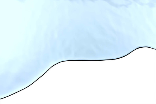 藍(lán)色的水