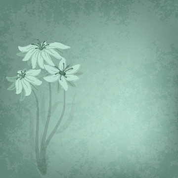 摘要垃圾組成的花
