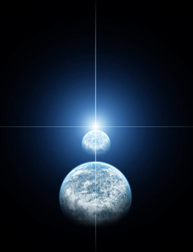 兩顆藍色星球