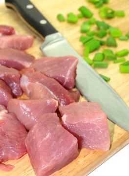 新鮮的肉