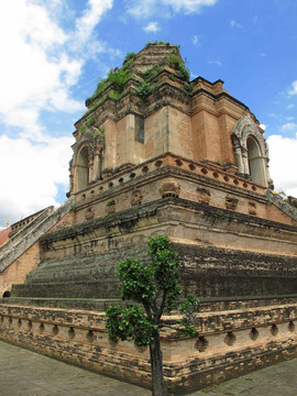Wat Chedi Luang在清邁泰國(guó)