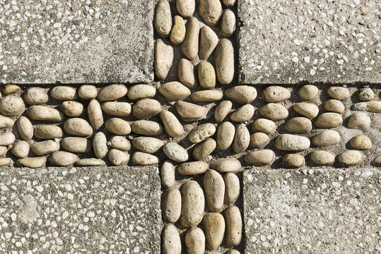 路面卵石形態(tài)