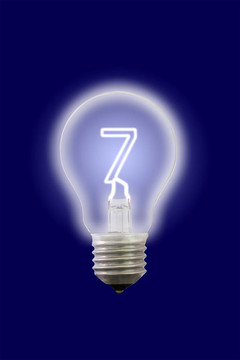 七號輝光內(nèi)電燈。