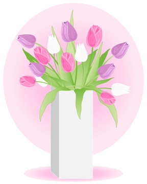 郁金香花瓶