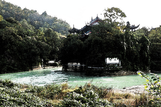都江堰 寫生 水彩