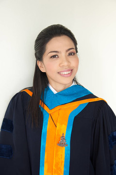 微笑亞洲魅力研究生女大學生