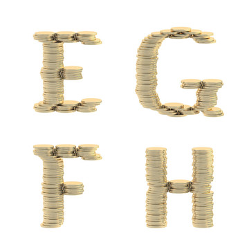 硬幣字母