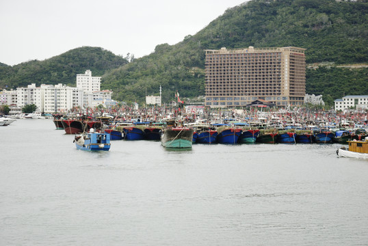 海南三亞漁港