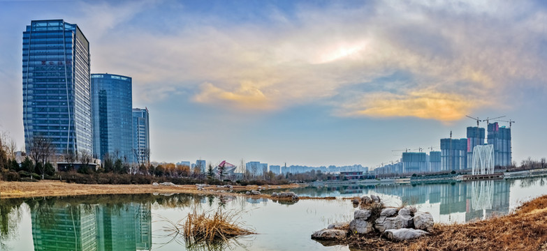 水系景觀公園 全景圖