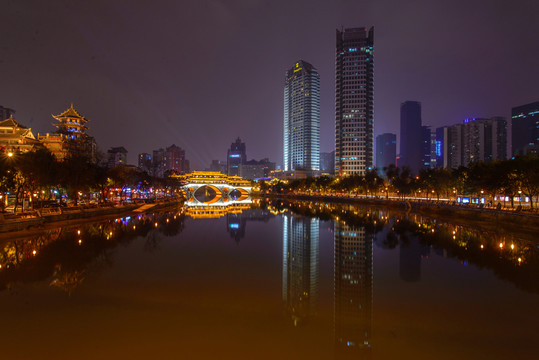 成都錦江香格里拉酒店夜景