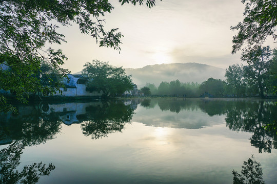 宏村的早晨