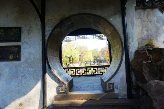 月亮門 園林建筑