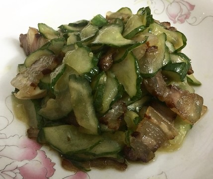 青瓜炒臘肉