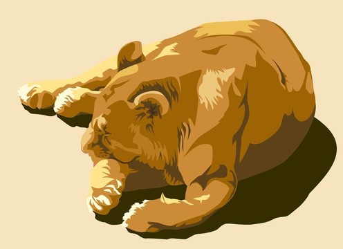 沉睡的獅子
