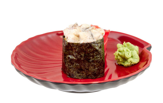 香料醬熏鰻魚(yú)壽司鰻魚(yú)與W片分離