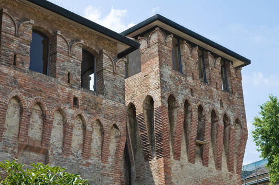 琴托城堡。Emilia Romagna。意大利.