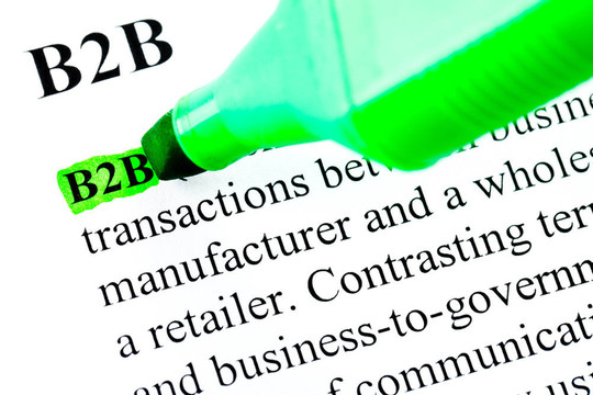 綠色突出B2B的定義