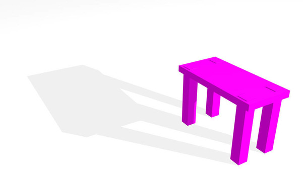 粉紅色的3d表