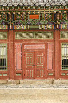 漢城韓國宮殿中的傳統(tǒng)建筑細(xì)部