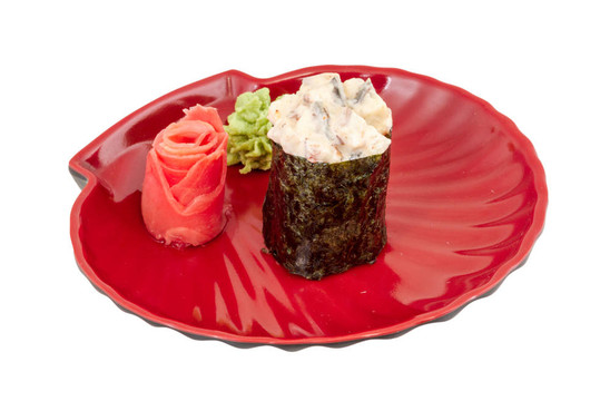 香料醬熏鰻魚壽司鰻魚與W片分離