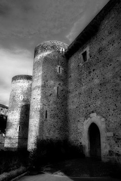Catania的Castle Ursino；西西里島