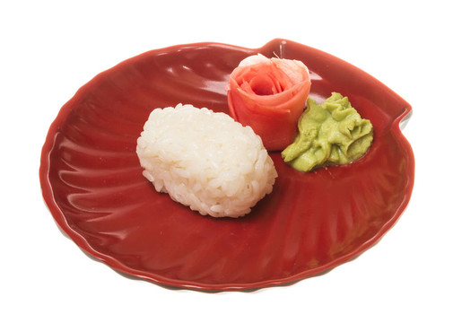 白底水煮米飯