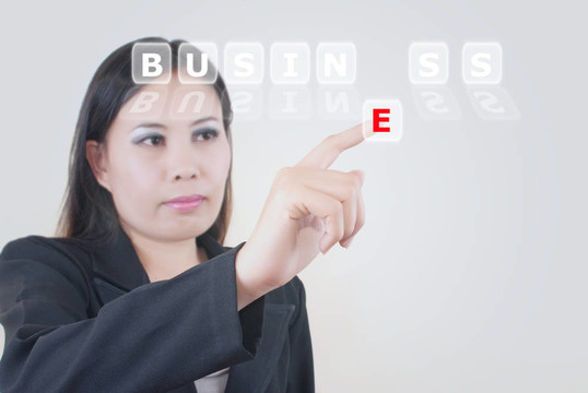 商務(wù)小姐推業(yè)務(wù)字