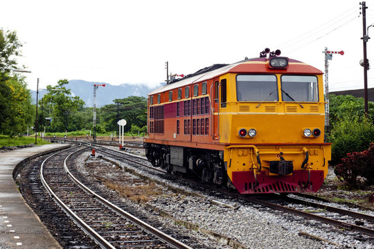 橙色的老機車