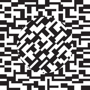 黑白抽象圖案