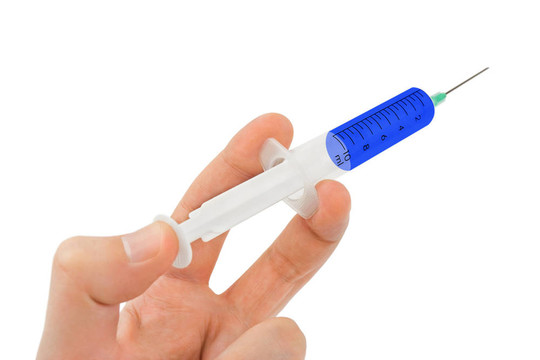 注射器在手