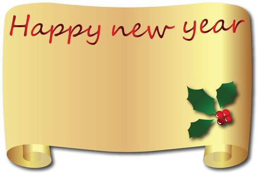 圣誕和新年旗幟