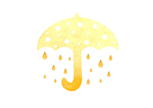 雨傘和雨水從舊貨文件