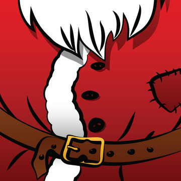 Santa的圣誕背景