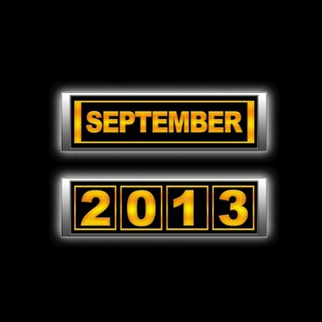 九月2013。
