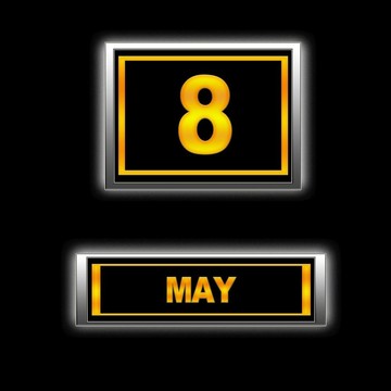 5月8日。