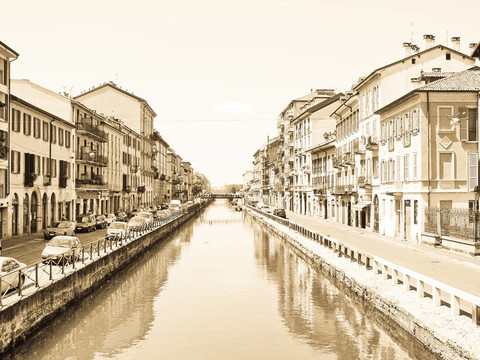 Naviglio Grande；米蘭