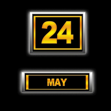 5月24日。