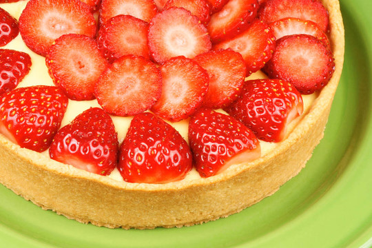 Strawberry和蛋奶凍撻