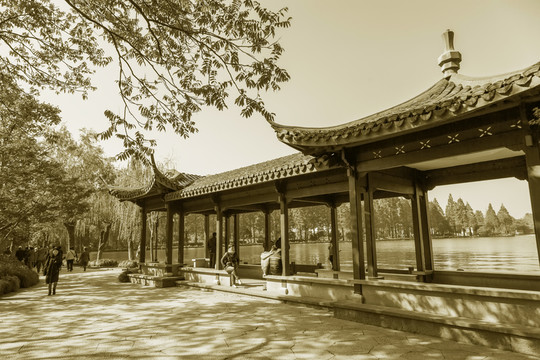 杭州西湖老建筑