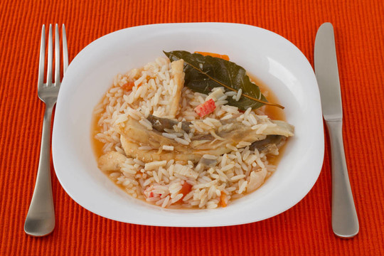白米飯魚