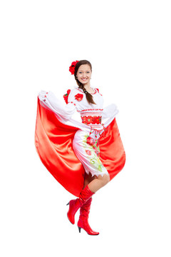 穿傳統(tǒng)衣服的女孩